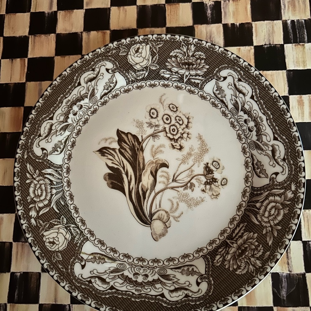 J. Godinger Antique Reflections Luncheon Plate Set (8)